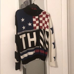 Vintage Tommy Hilfiger Full Zip Up Sweater